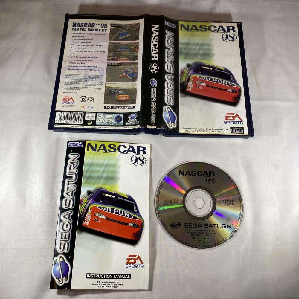 Buy NASCAR 98 Sega saturn game complete -@ 8BitBeyond Buy NASCAR 98 Sega saturn game complete -@ 8BitBeyond